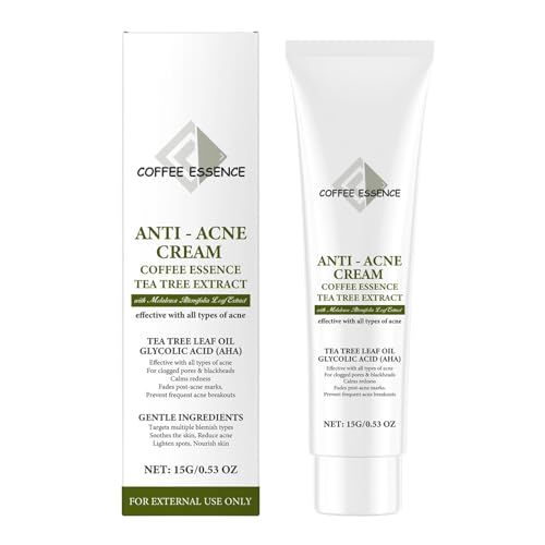Blemish Cream - 15 g, crema ligera, hidratante y calmante para el acné | Hidratante facial no graso para afinar los poros, cubrir el acné y crear una piel impecable