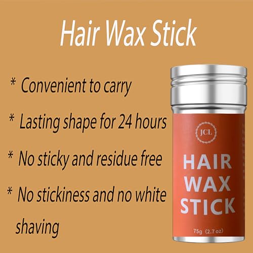 JCL Hair Wax Stick for Women, 1PC Wax Stick for Hair, 2.7 Oz Hair Stick Wax for Flyaways S - image 2