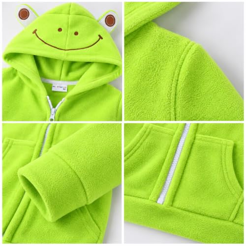 Image of Mud Kingdom Fleece Hoodies Jacket for Boys Girls Full Zipper Long Sleeve Happy Halloween