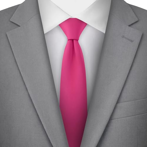 Image of Jacob Alexander Men's Skinny Width 2 inch Solid Color Tie