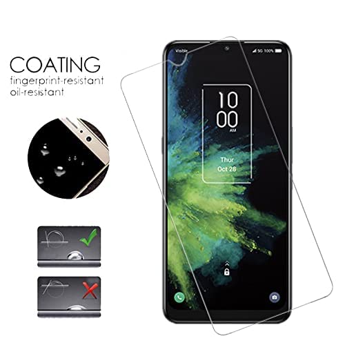 Viesup For Alcatel Tcl 4X 5G T601Dl Screen Protector, [2 Pack] Hd Clear Anti-Scratch Bubbke-Free Easy Installation Tempered Glass Film For Alcatel Tcl 4X 5G (T601Dl) #TOP3