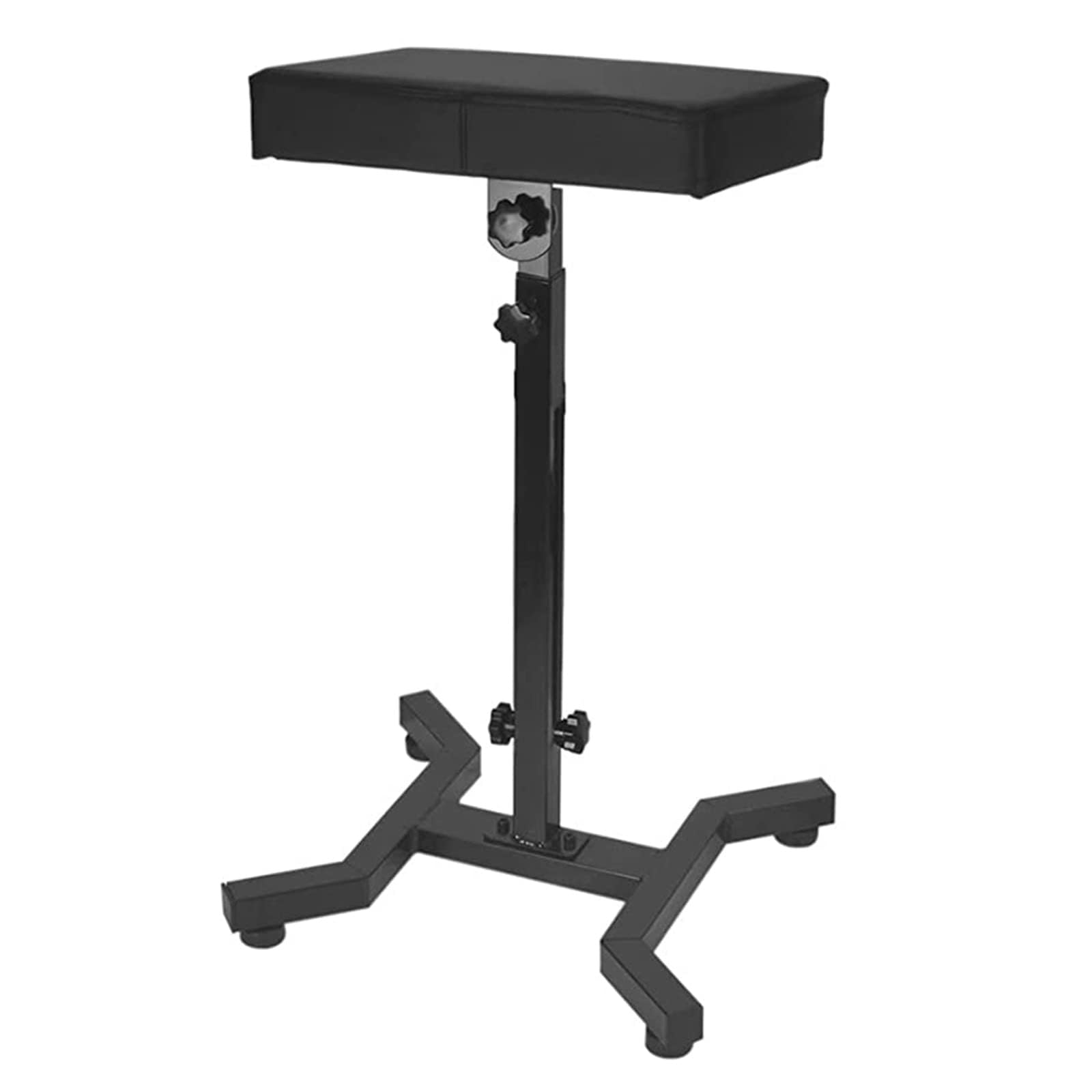 Reposabrazos Profesional para Tatuajes, Soporte de Brazo Plegable con Reposapiernas Ajustable en Altura, Base Estable y Apoyo Acolchado para Estudios de Tatuadores