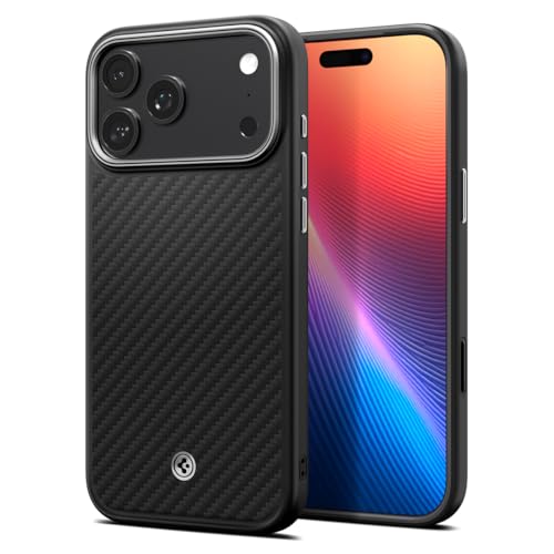 Spigen yn18N̋Zṕz iPhone 17 Pro Max MagSafeΉ JRg[{^Ή }bg ČRMILKi GcHEA~hTE}OtBbg (ubNEVo[) ACS09905