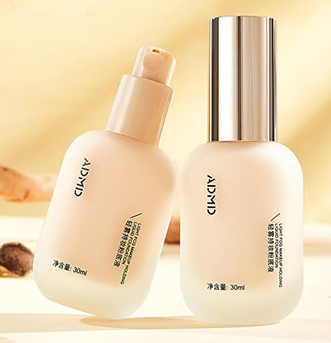 Hydrating Waterproof And Light Long-Lasting Foundation, Admd Foundation, Admd Light Fog Makeup Holding Liquid Foundation, Concealer Foundation Makeup Full Coverage (1# White + 2# Natural) #TOP5