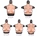XRRA Silicone Breast Plate Fake Breast Forms Filled with Silicone Gel Touch Realistic Breastplate Plus Size for Cosplay Rag Queen Shemale Crossdresser Transgender,Ivory White Silicone,G Cup