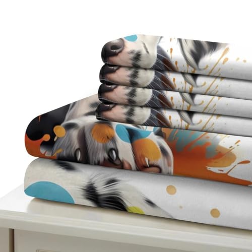 Housse de couette 220x240cm Teckel en microfibre ultra douce