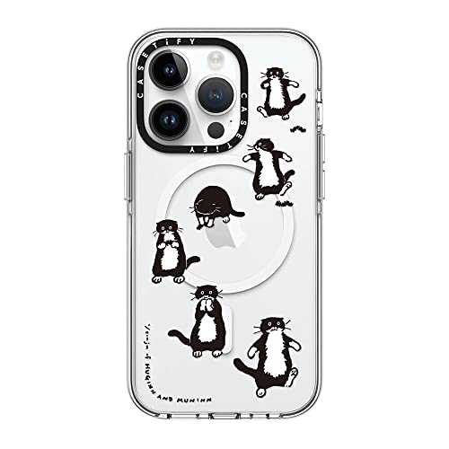 CASETiFY �N���A iPhone 14 Pro �P�[�X [���΂݂ɂ����f��/2m����̗����������N���A/MagSafe �ɑΉ�] - A SMALL HUNTER by YEON JU
