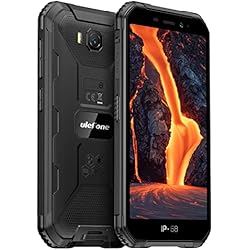Ulefone Android 12 4G Smartphone Resistente, Armor X6 Pro, Ouad-Core 4GB+32GB, 5.0´´ IP68 ,Dual SIM,13MP Cámara Dual Submarina, Desbloqueo Facial, NFC FM Negro