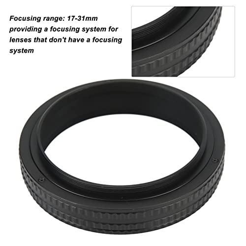 Focusing Tube, Aluminum Alloy Extinction Treatment M77 M77 Focusing Helicoid Adapter For Digital Camera #TOP6