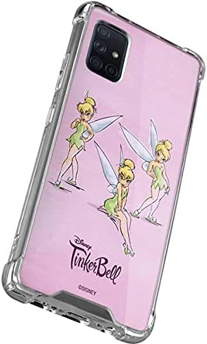 Skinit Clear Phone Case Compatible with Galaxy A71 5G - Officially Licensed Disney Tinker Bell Water Color Art Poses Design