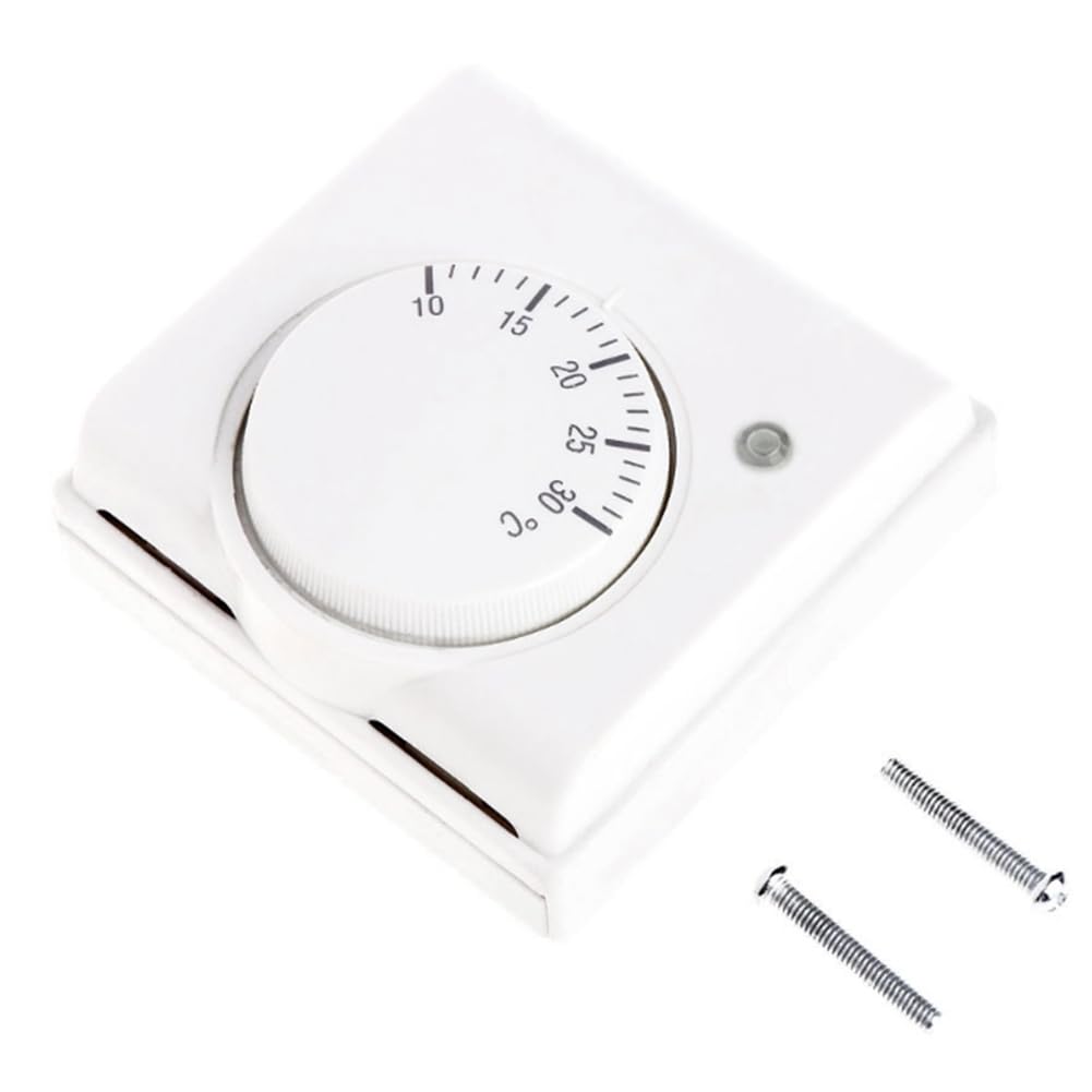 Yarryuter Room Floor Temperature Controller 220V AC Mechanical Central Heating Thermostat Mechanical Design