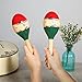 Professional Maracas, Wooden Rumba Shaker Rattle Latin Percussion Musical Instrument with Clear Sound for Adults Kids, Set of 2