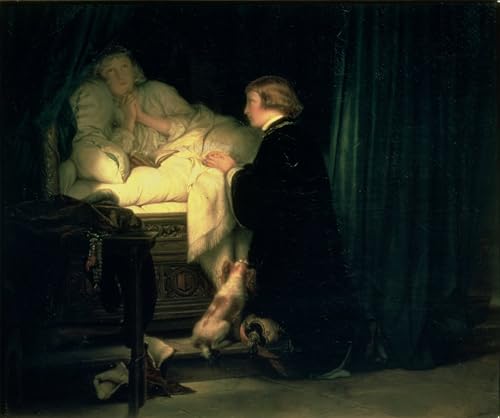 Affiche impression toile Edouard IV Delaroche pour decoration salon et bureau moderne