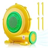 Heipigo Bounce House Blower, 370 Watt 0.5HP Air Blower for Inflatable, Electric Air Blower Fan for Inflatable Bouncer, Perfect for Small Inflatable Objects Inflatable Bounce House
