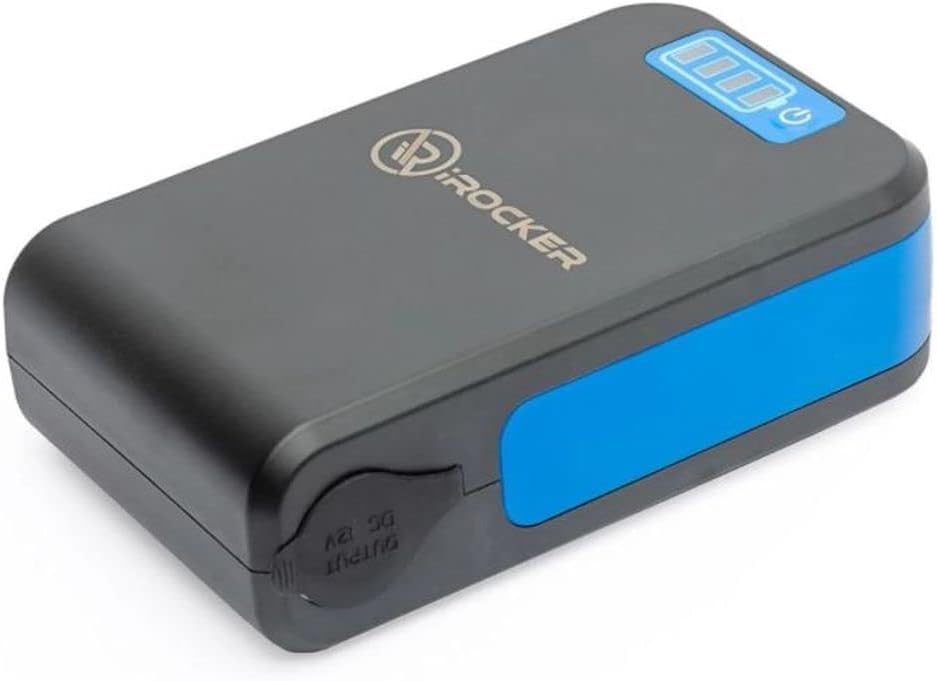 iROCKER Portable Battery - 12V DC Power Outlet and USB plugin Compatible with Electric Pump for Inflatable Stand Up Paddle Boards