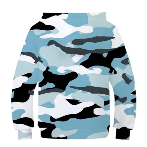 Sweat à capuche camouflage résistant pour enfant actif de 9 à 11 ans - 3