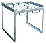 Unser innovatives Fass- und Kleingebinderegal bietet Ihnen die Möglichkeit, Ihre Lagerung und Organisation effizient zu gestalten. Mit seinen kompakten Abmessungen passt es problemlos in jede Werkstatt, während es gleichzeitig Platz für ein 200-l-Fass sowie zusätzliche Kleingebinde bietet.