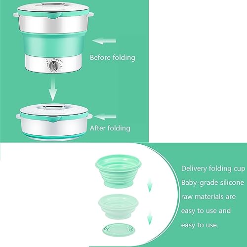 Cuisinière électrique pliante multifonction domestique pour œuf et soupe - 8