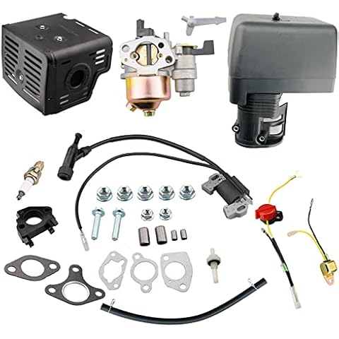 JJing Muffler Carburetor Air Housing Kit for Honda GX340 GX390 GX420 11Hp 13Hp 16Hp Engine Harbor Freight Predator 420cc Engine Cover