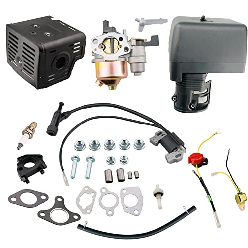 JJing Muffler Carburetor Air Housing Kit for Honda GX340 GX390 GX420 11Hp 13Hp 16Hp Engine Harbor Freight Predator 420cc Engine