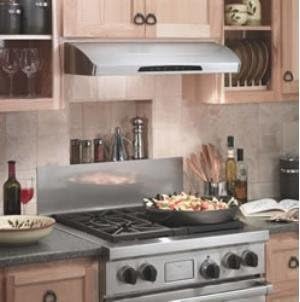 Broan Soplador interior Elite de 30 pulgadas negro 800 CFM