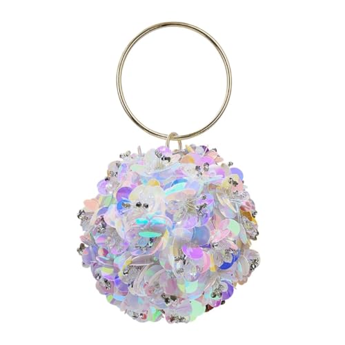Pochette de bal à paillettes finitions anti-accroc pour robe de soirée