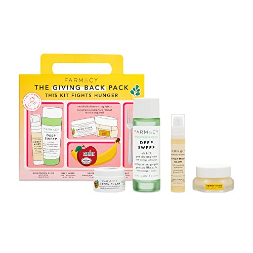 Farmacy Skincare Gift Set - Giving Back Pack - 20 Meals Donated to Feeding America with Every Kit Sold