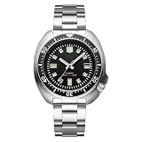 ADDIESDIVE Automatic Dive Watch for Men Sterile H8 Clean Dial Mechanical NH35A Stainless Steel Wrist Watch Synthetic Sapphire