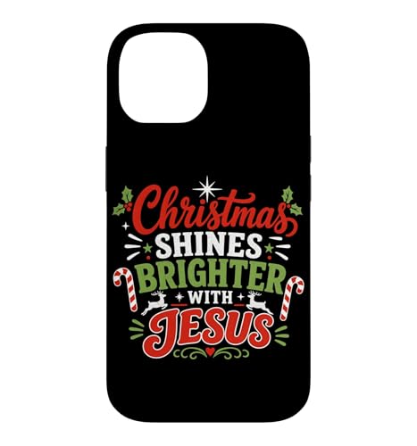 Shines Brighter With Jesus Faith ���p�O���t�B�b�N �N���X�`���� �X�}�z�P�[�X iPhone 14 �p