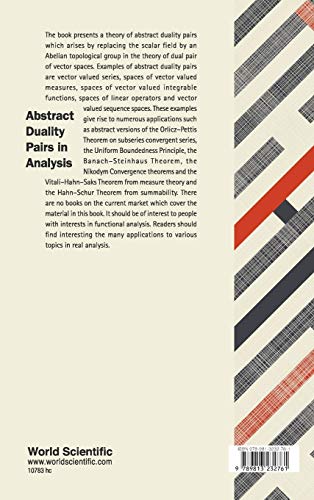 Abstract Duality Pairs in Analysis