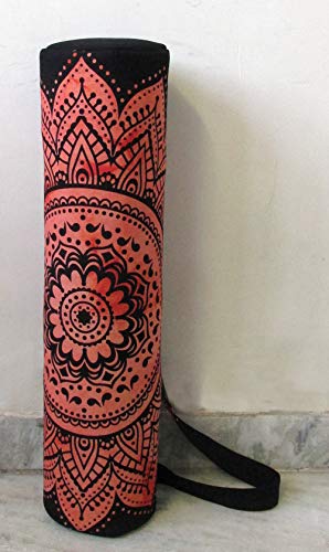 Indian Craft Yoga Mat Carrier Bag w/Shoulder Strap - Image 3