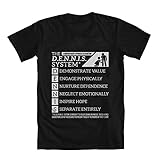 GEEK TEEZ Always Sunny Dennis System Men's T-Shirt Black Medium