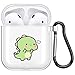 Produktbild ItsyFox Kompatibel mit Airpods Hülle TPU Silikon AirPods Schutzhülle, Weiches Silikon Stoßfestes Case für AirPods 2 & 1 Case mit Karabiner - Kleiner Dinosaurier