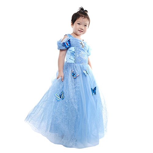 Loel Girls' Princess Dress Butterfly Halloween Costumes Dress Up #TOP3