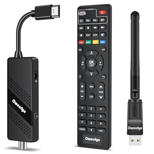Decoder Digitale Terrestre 2026 + WiFi USB MT7601, OWERSLYN Decoder