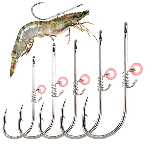 Hameçons en forme de crevettes pour pêcher le poisson-chat et le bar en eau douce ou salée