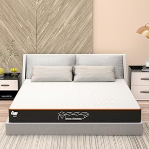 Matratze 180x200cm 20cm Höhe, Öko-Tex Zertifiziert, Ergonomische 7-Zonen Kaltschaummatratze, Härtegrad H2/H3, Premium Memory Foam Matratzen, Rückenentlastende, Mattress mit Abnehmbarer Stoffbezug
