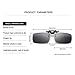 Clip on Flip Up Polarized Sunglasses Anti-blue Ray Glare Eyeglass by AUUS [2-Pack] UV400 Night Vision for Driving Outdoor