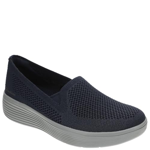 Image of Skechers Modern Comfort Relaxed Fit: Arch Fit Laguna-Adore Her Women's Slip On, 6.5 B(M) US, Navy