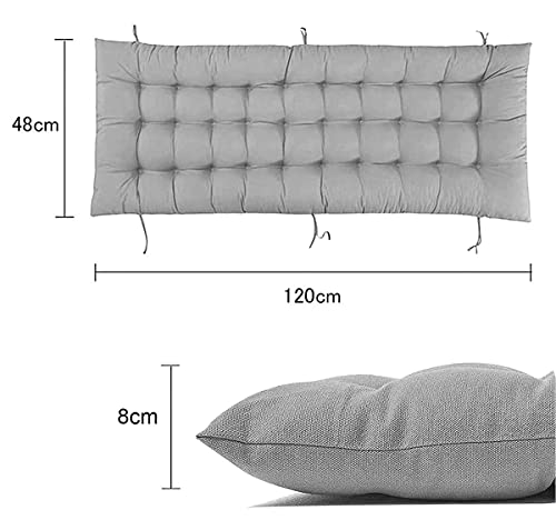 Coussin de banc de jardin 110 x 40 cm idéal pour terrasse et balcon