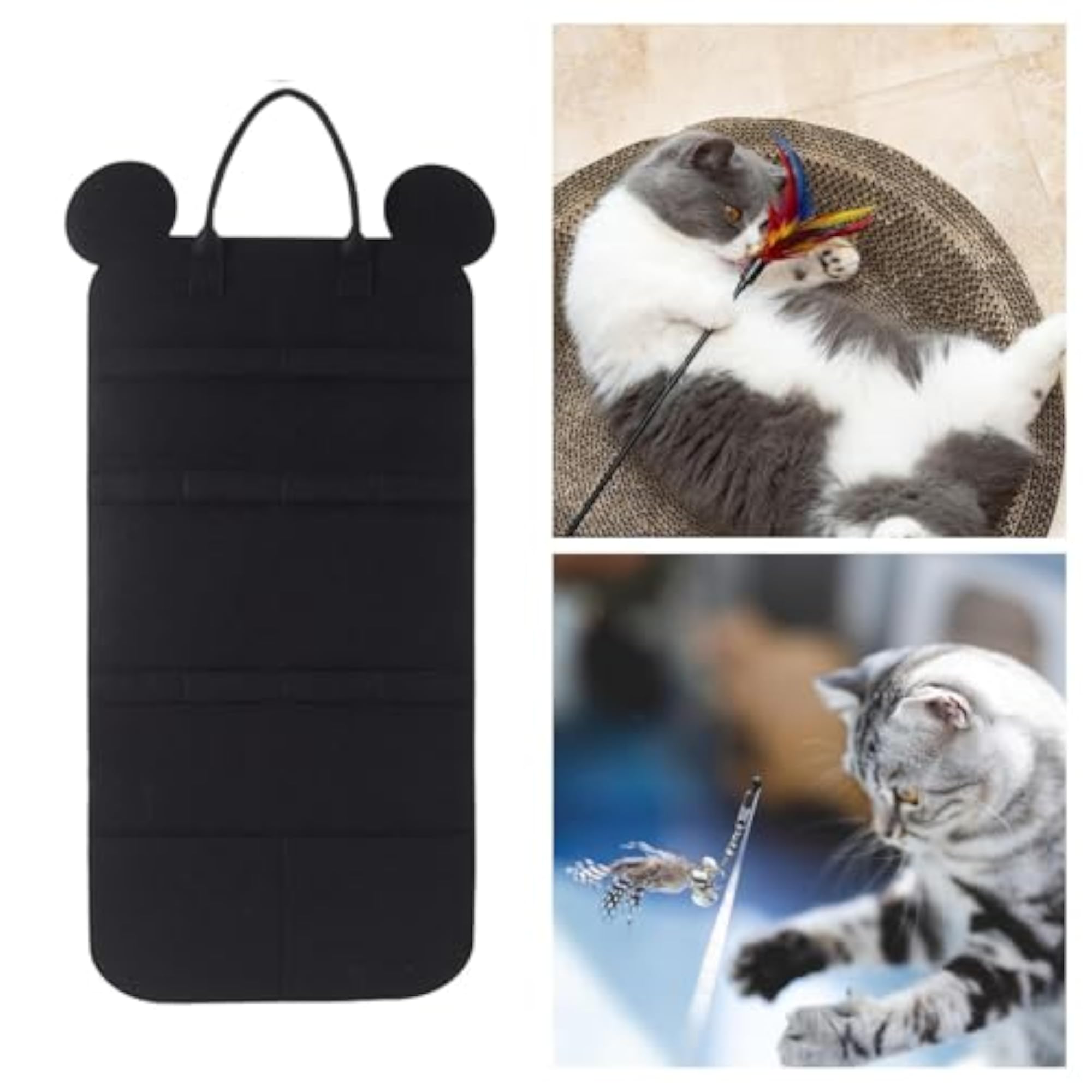 Cat Teaser Toy Storage Bag, Reusable Durable Pet Toy Organiser
