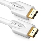 Conector DisplayPort preciso y conforme a la norma ; Clavija bañada en oro para una transmisión excelente sin pérdidas