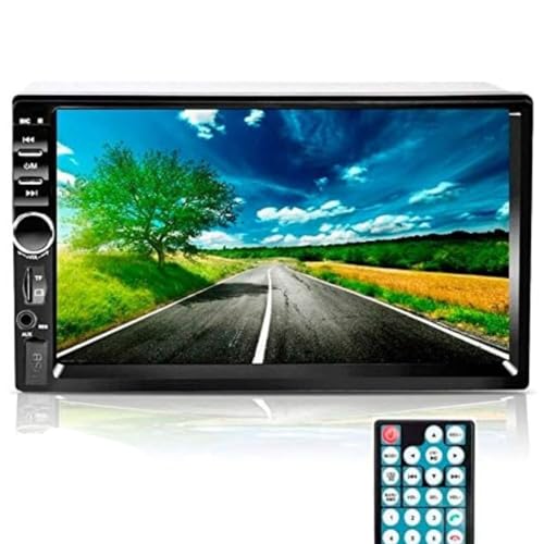Central Multimídia 7 Polegadas 1080P Veicular Com Espelhamento Android Mp5 UBS SD AUX Tela Touch Scr