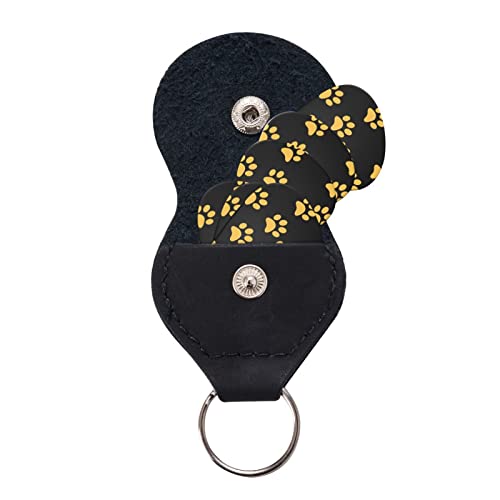 Lot de 6 médiators dorés en forme de patte de chiot pour guitare acoustique, guitare électrique, basse, ukulélé – fins… - Les Beatles, Paul McCartney, John Lennon, RIngo Starr, George Harrison Lot de 6 médiators dorés en forme de patte de chiot pour guitare acoustique, guitare électrique, basse, ukulélé – fins… – Image 6
