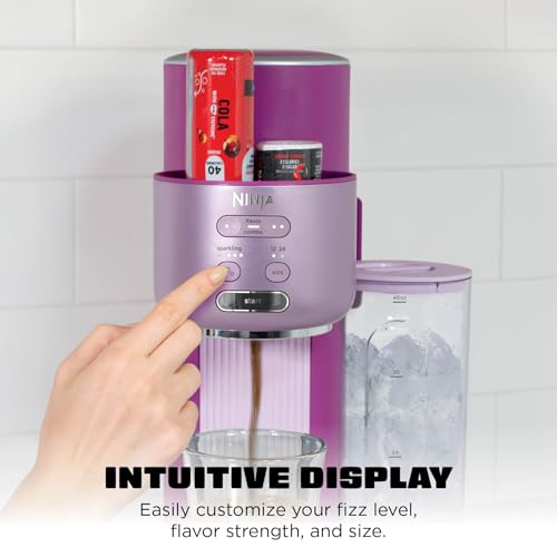 Ninja Thirsti Ultimate Drink System | Still or Sparkling Soda Maker | Create fountain-fresh drinks with 20+ zero or low-calorie flavors | Customize your fizz and flavor | Pink | WC3001PK1 - Thumbnail 6