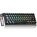 DAREU EK60 HE 8K Hz Mini Teclado Gaming de Disparo Rápido,Compacto 60% Teclado Mecanico con Cable y Correa Decorativa Extraíble, 0.01mm RT Precisión, Interruptores de Efecto Hall, RGB, para PC/Mac