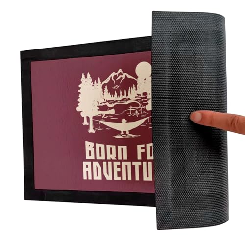 Paillasson rouge Born for Adventure pour amoureux de randonnée - 3
