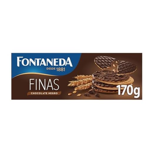 Fontaneda Digestive Galletas Finas con Chocolate Negro 170g