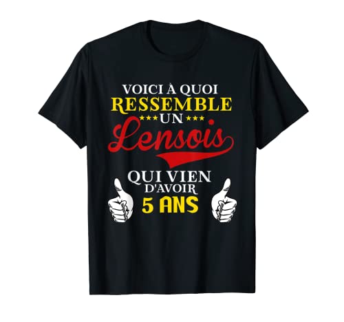 Voici à quoi ressemble un lensois anniv 5 ans - humour T-Shirt Cover