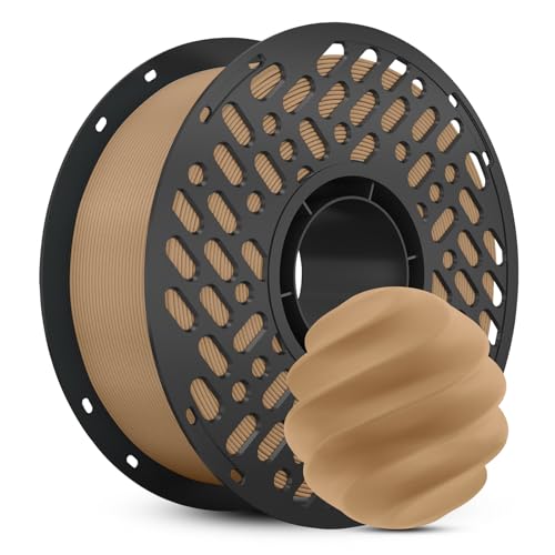 CaiLab Matte PLA 3D Printer Filament 1.75mm, Neatly Wound, +/- 0.02mm, Compatible with Bambu Lab P1S/A1/X1 & Most FDM Printers, 1kg Spool (2.2lbs) – Matte Latte